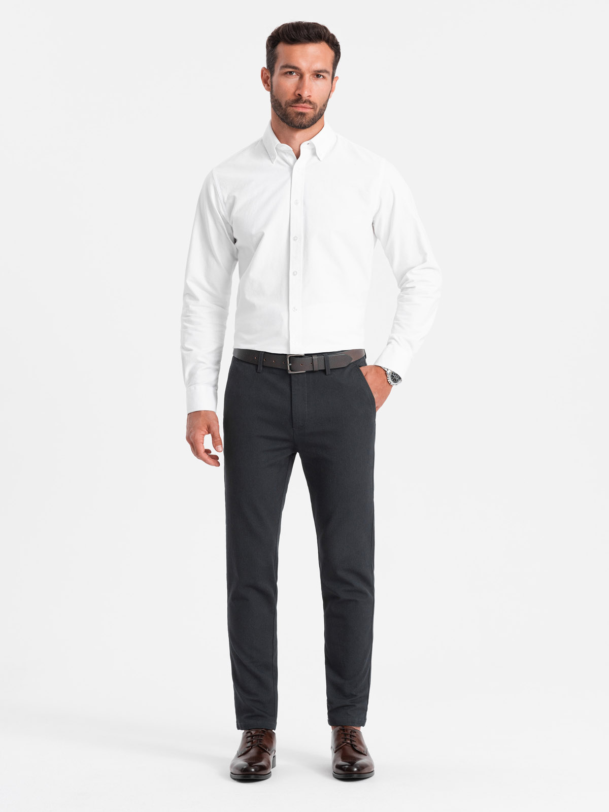 Klassikalised meeste chinopüksid Ombre Clothing - Image 27