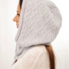 Kootud kapuuts-sall naistele - Thumbnail Image 17