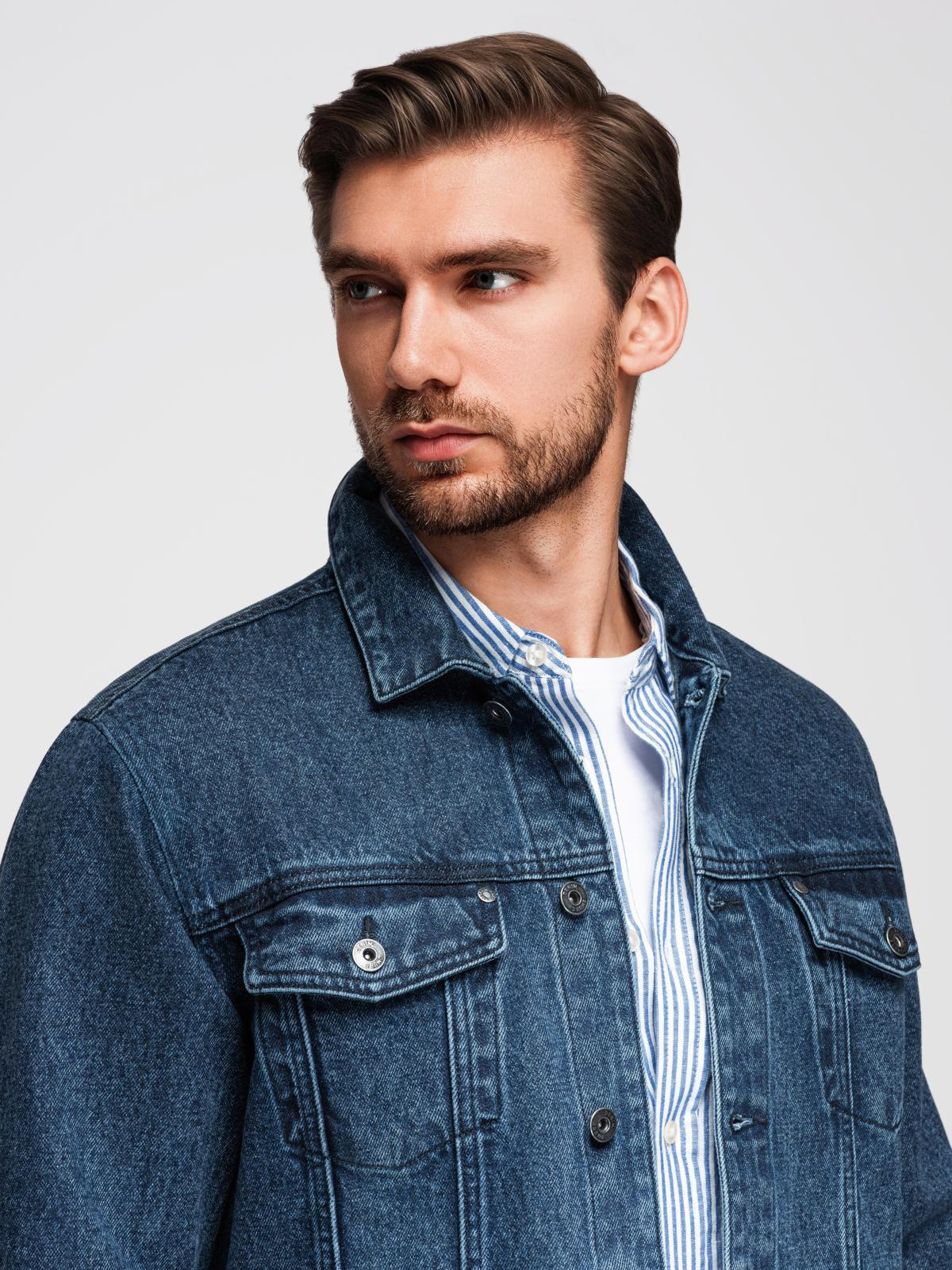 Meeste vabaaja teksajakk Ombre Clothing - Image 12
