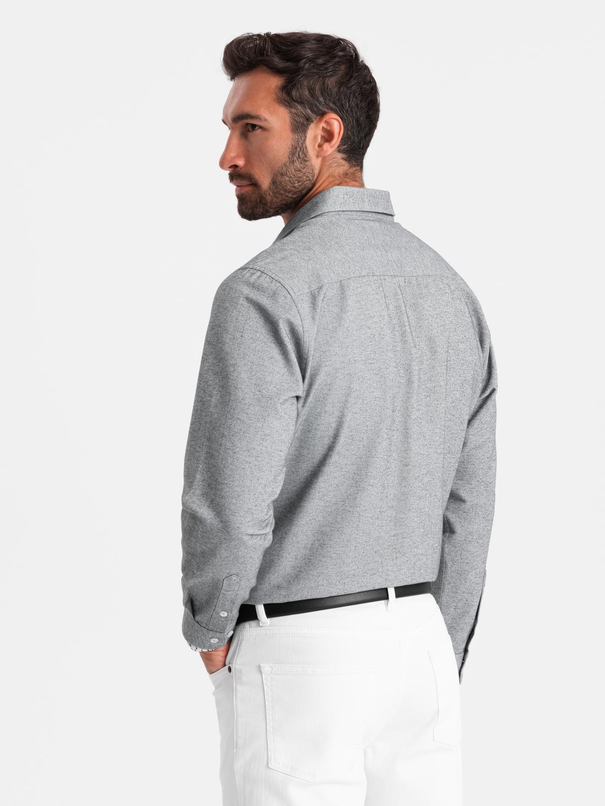 Meeste rinnataskuga triiksärk Ombre Clothing Regular Fit - Image 15