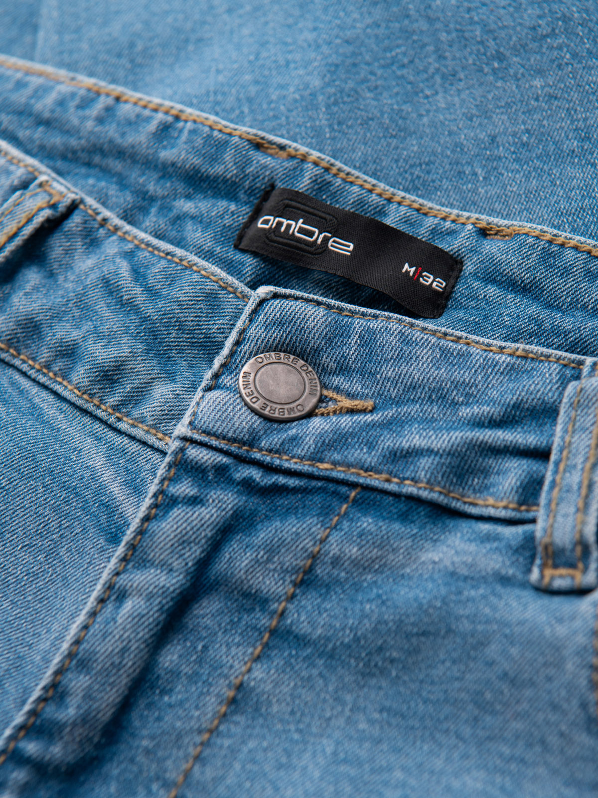 Ombre Clothing meeste teksapüksid kulutatud detailidega - Image 9