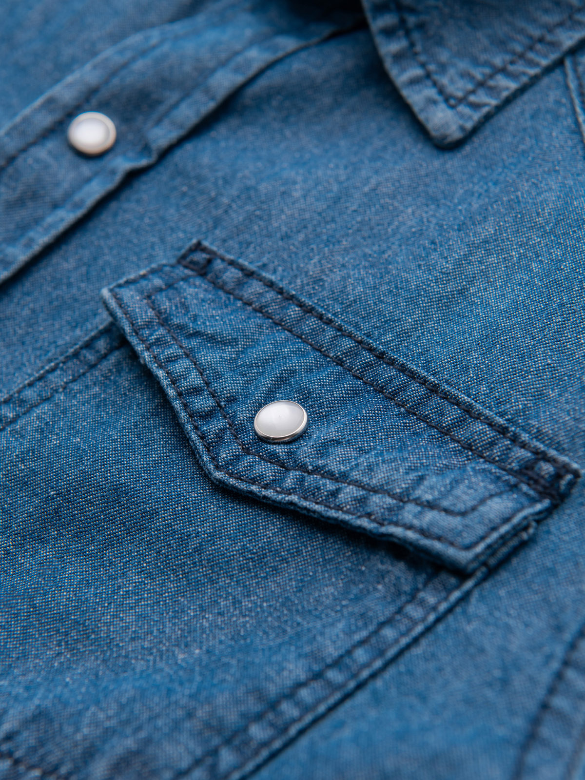 Ombre Clothing meeste teksasärk rinnataskutega - Image 17
