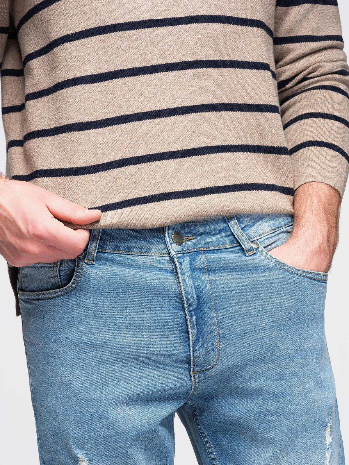 Ombre Clothing meeste teksapüksid kulutatud detailidega - Image 5