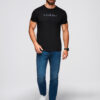 Ombre Clothing meeste T-särk rinnatrüki ja ümara kaelusega - Thumbnail Image 3