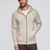 Ombre Clothing meeste lukuga kapuutsiga dressipluus - Thumbnail Image 3