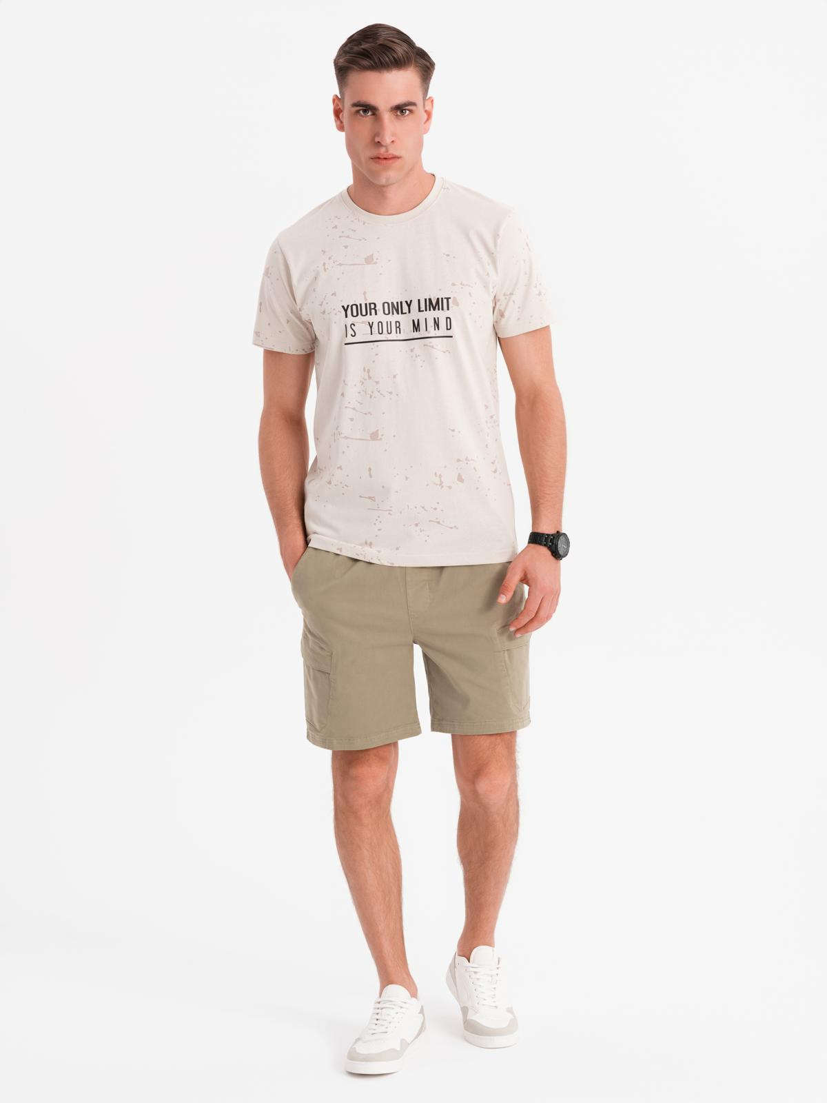Ombre Clothing meeste lühikesed püksid nöörvööga - Image 15
