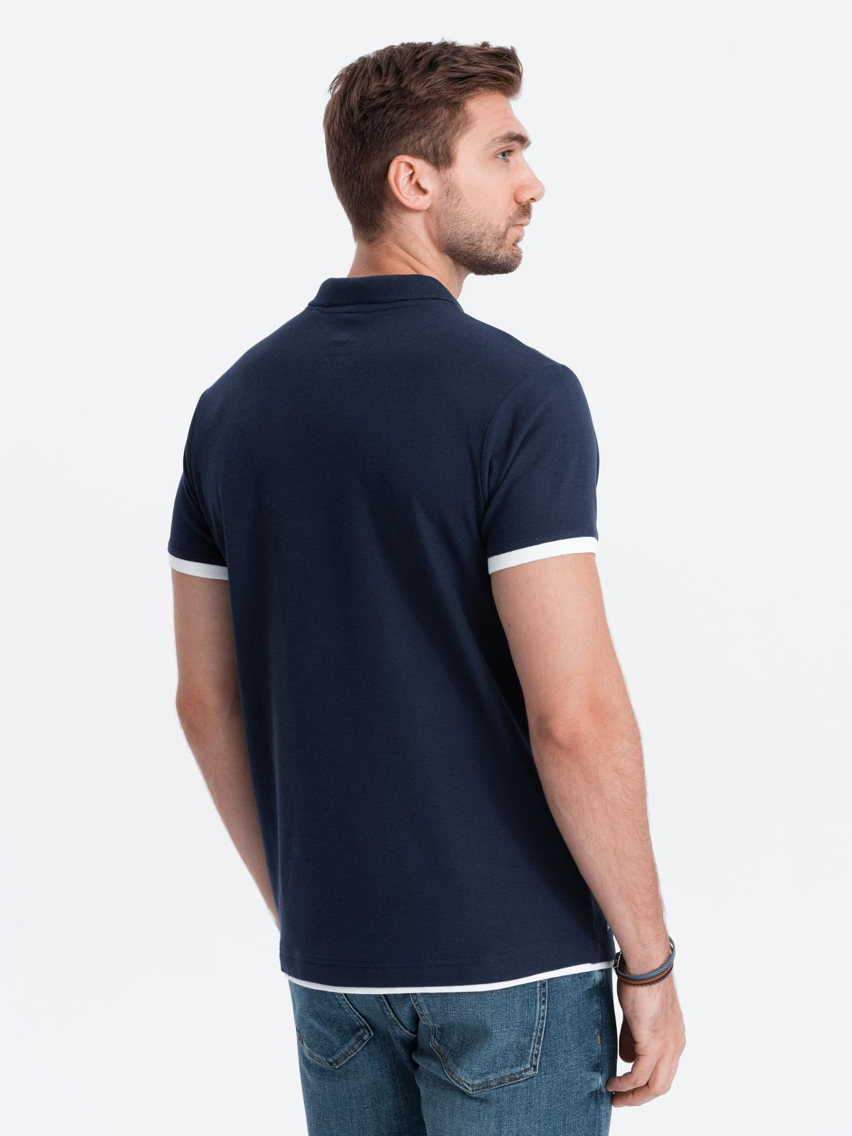 Meeste puuvillane polosärk Ombre Clothing - Image 108