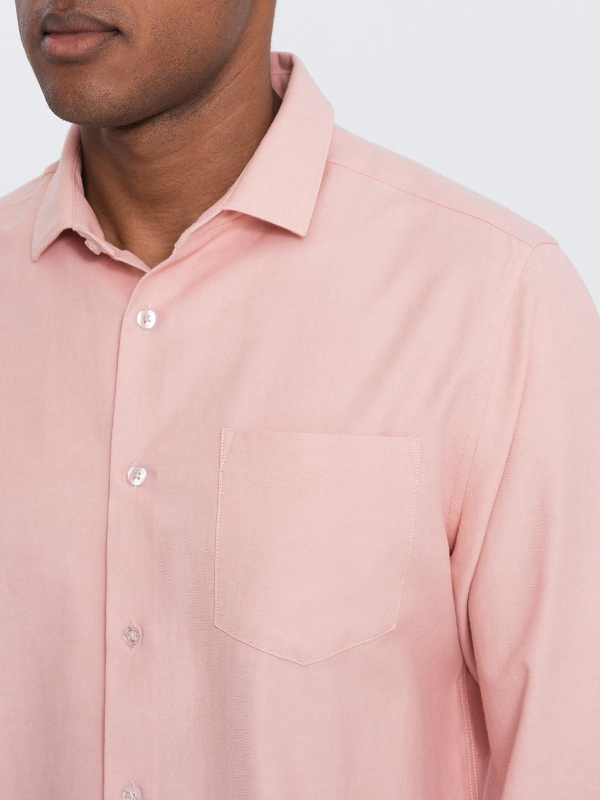 Meeste rinnataskuga triiksärk Ombre Clothing Regular Fit - Image 24