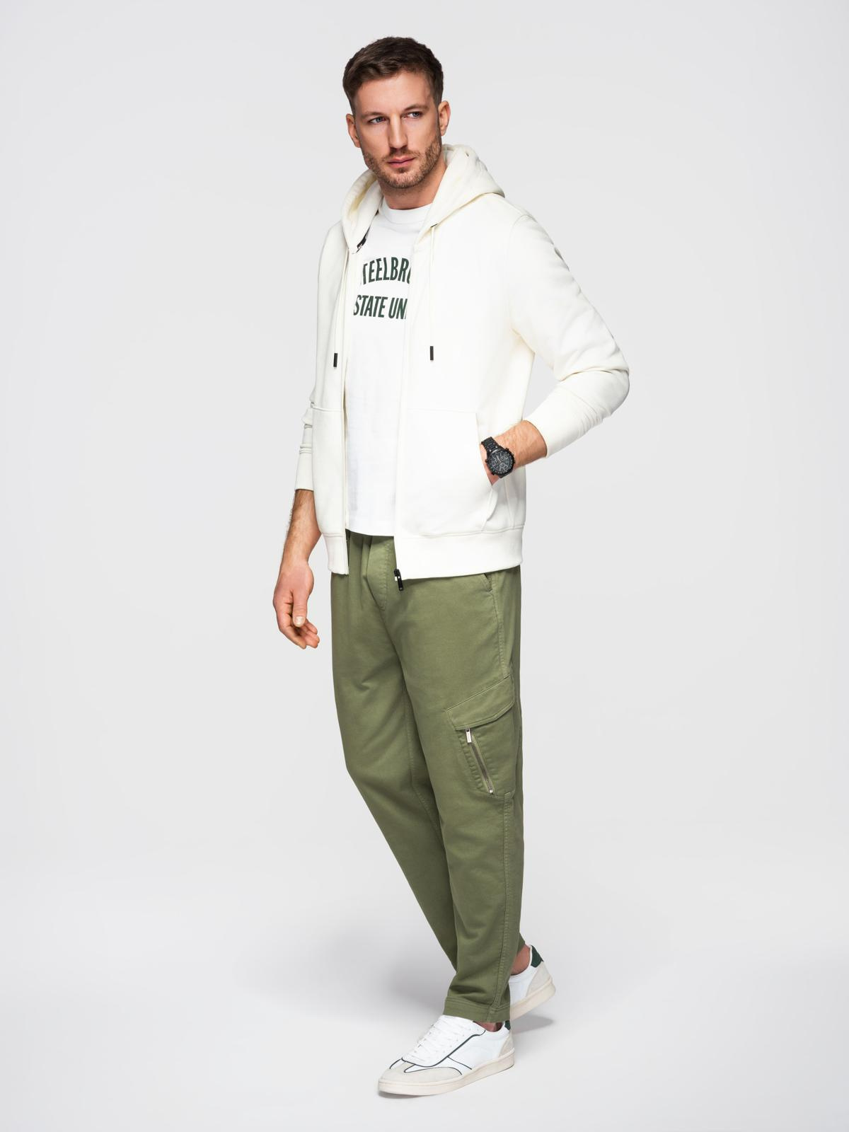 Ombre Clothing meeste cargopüksid elastse vöökohaga - Image 12