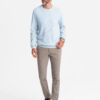 Ombre Clothing meeste kootud kampsun ümara kaelusega - Thumbnail Image 4