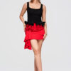 Naiste miniseelik lilleaplikatsiooniga Ombre Clothing - Thumbnail Image 8