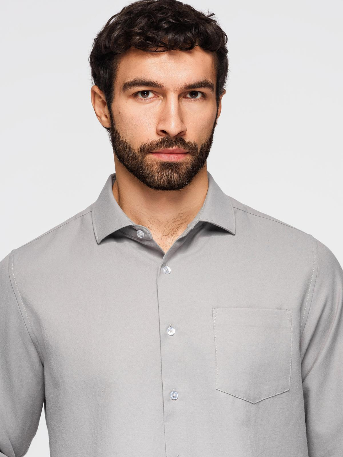 Ombre Clothing meeste pikkade varrukatega triiksärk rinnataskuga - Image 2