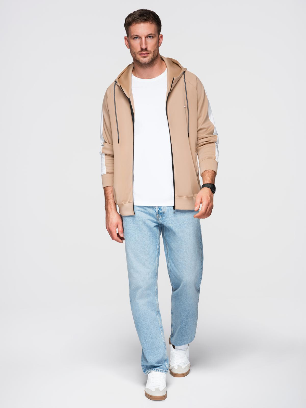 Ombre Clothing meeste lukuga pusa püstkrae ja triipudega - Image 41