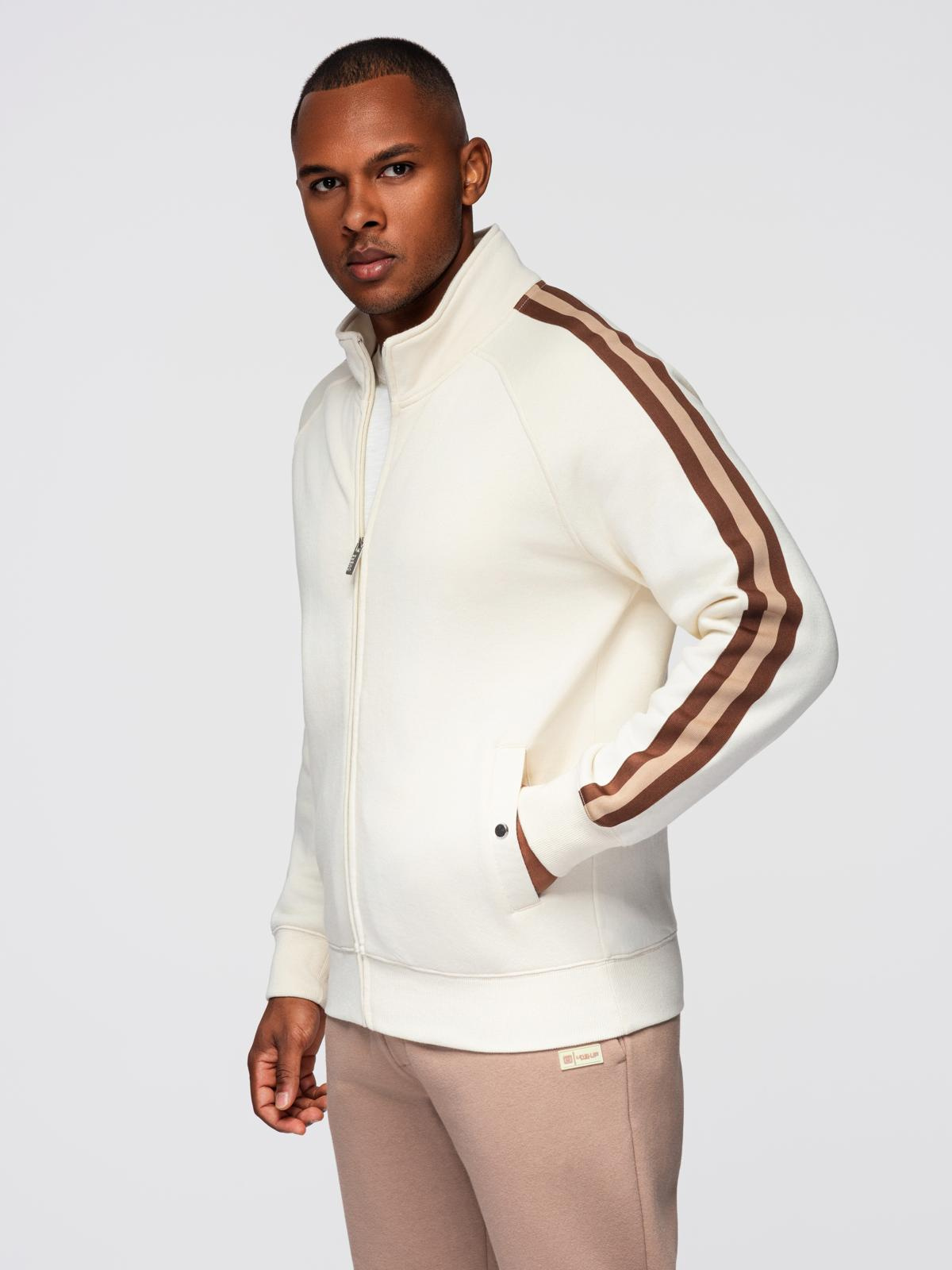 Ombre Clothing meeste lukuga pusa püstkrae ja triipudega - Image 19