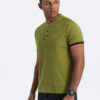 Meeste püstkrae ja nööpidega polosärk Ombre Clothing - Thumbnail Image 38