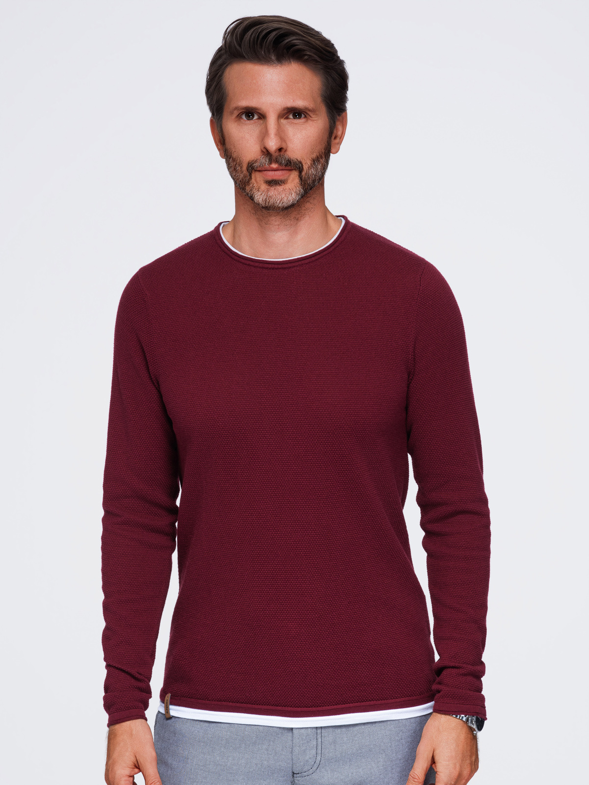 Meeste puuvillane ümara kaelusega kampsun Ombre Clothing - Image 26