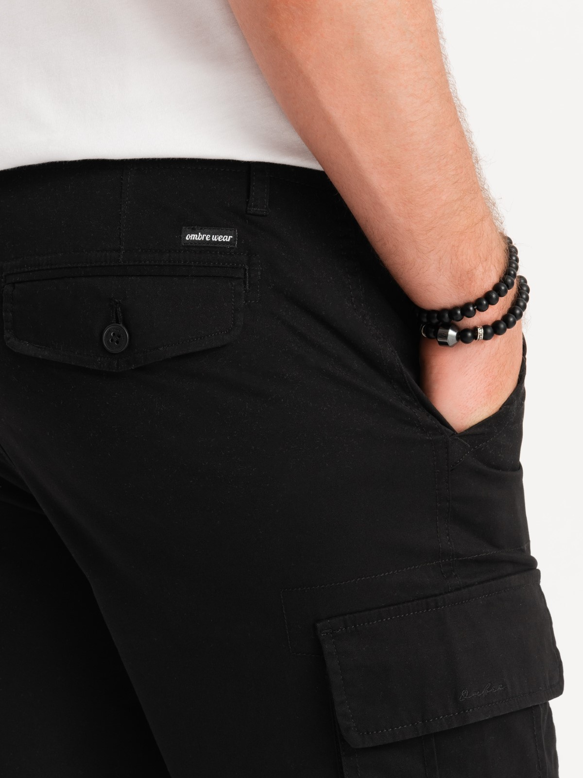 Ombre Clothing meeste cargolõikega lühikesed püksid - Image 70