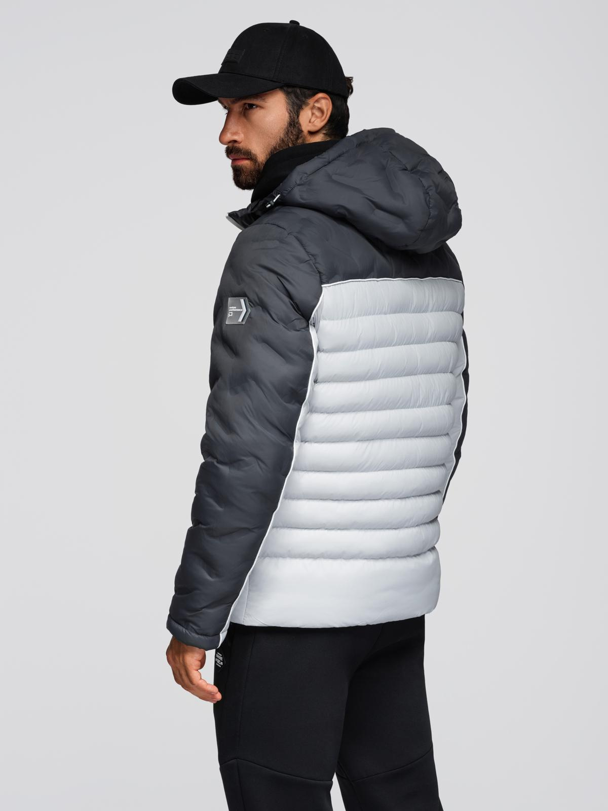 Meeste kapuutsiga tepitud pikem jope Ombre Clothing - Image 66
