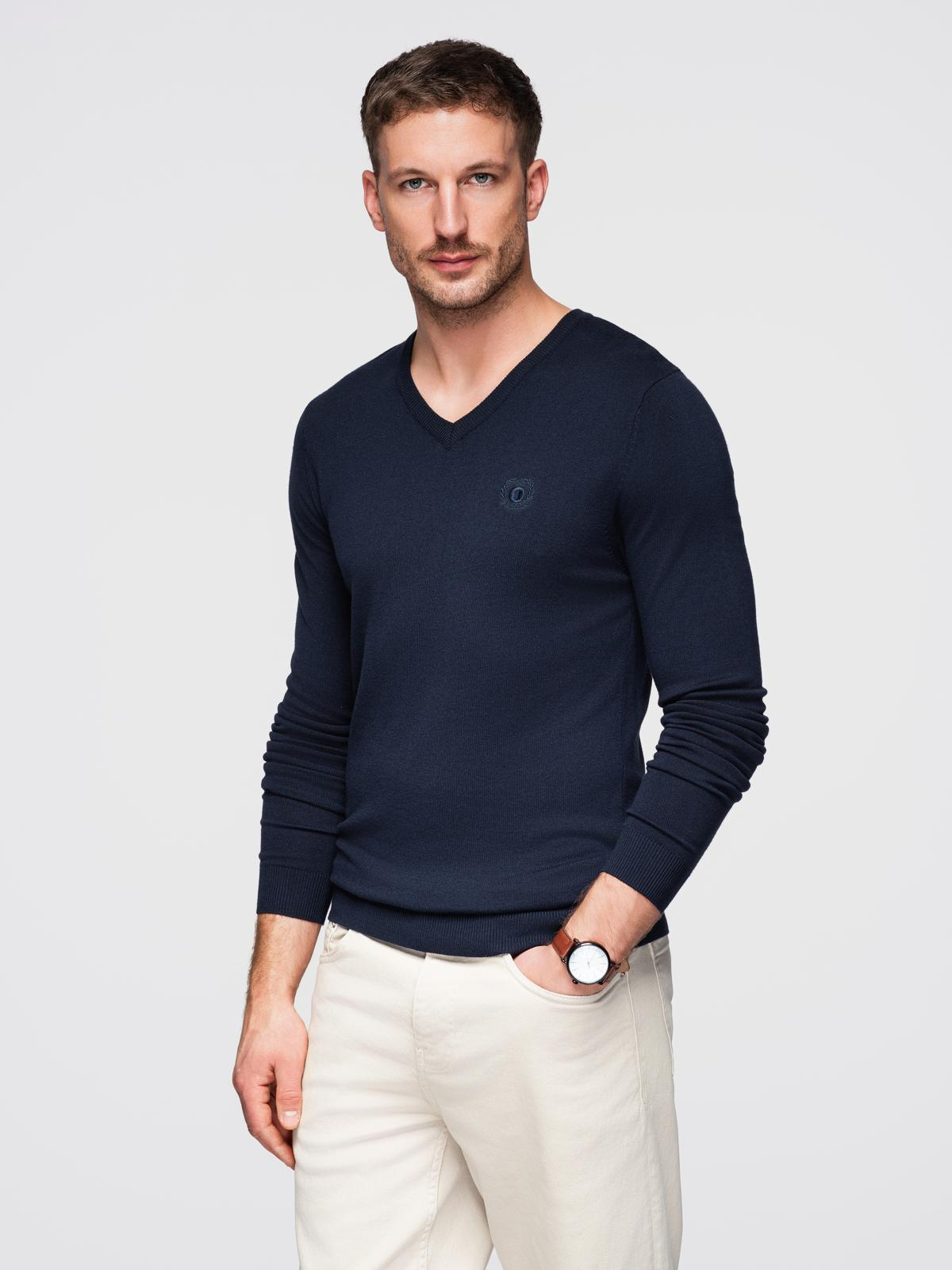 Ombre Clothing meeste V-kaelusega kampsun - Image 45