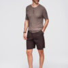Meeste nööbitava kaelusega lühikeste varrukatega särk Ombre Clothing - Thumbnail Image 19