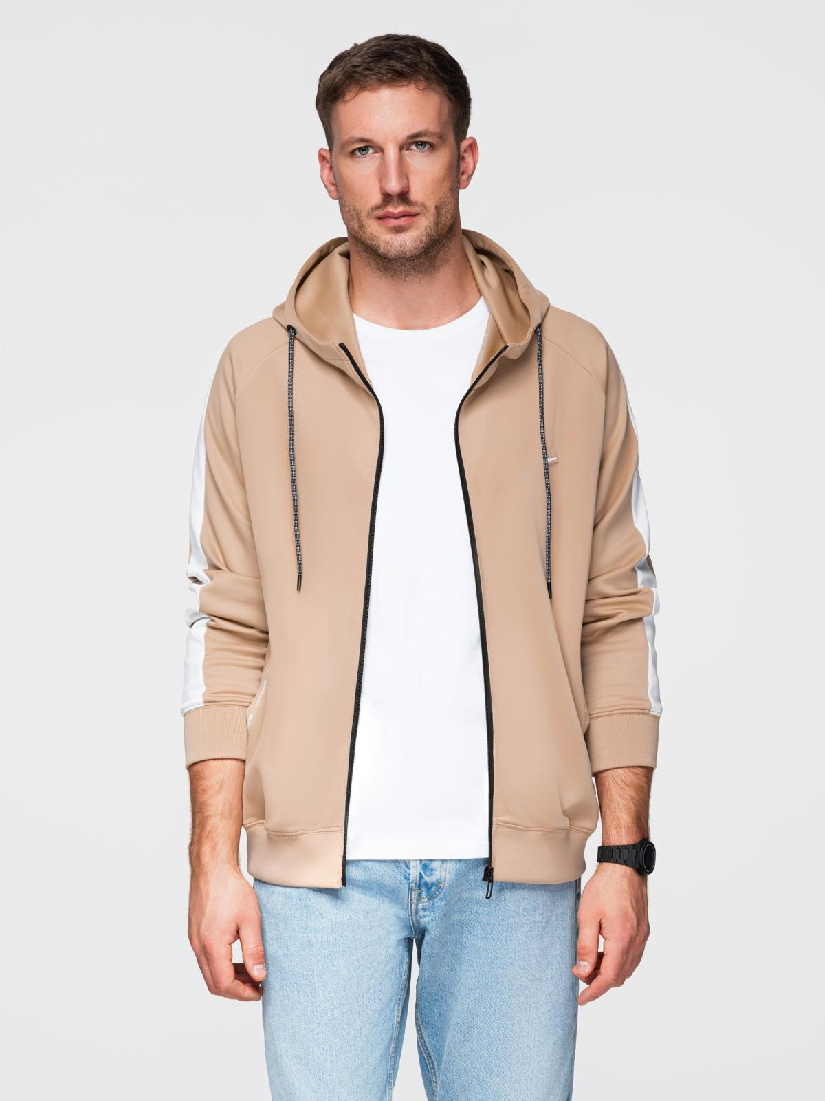 Ombre Clothing meeste lukuga pusa püstkrae ja triipudega - Image 39