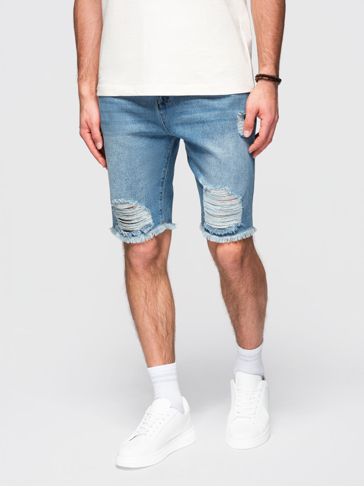 Meeste teksapüksid Ombre Clothing rebitud detailidega - Image 11