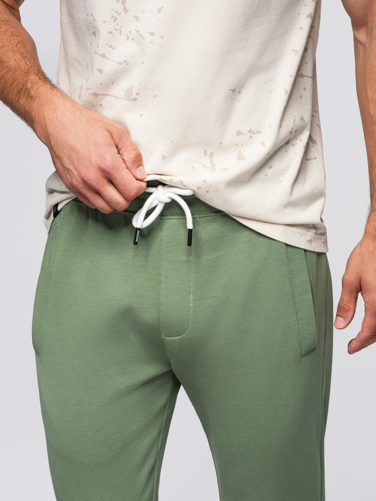 Ombre Clothing meeste puuvillased sirge lõikega dressipüksid - Image 23