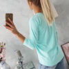Naiste pikema seljaosaga trükipildiga pluus Kesi - Thumbnail Image 5