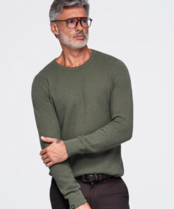 Meeste kampsun Ombre Clothing tekstuursest puuvillatrikotaažist