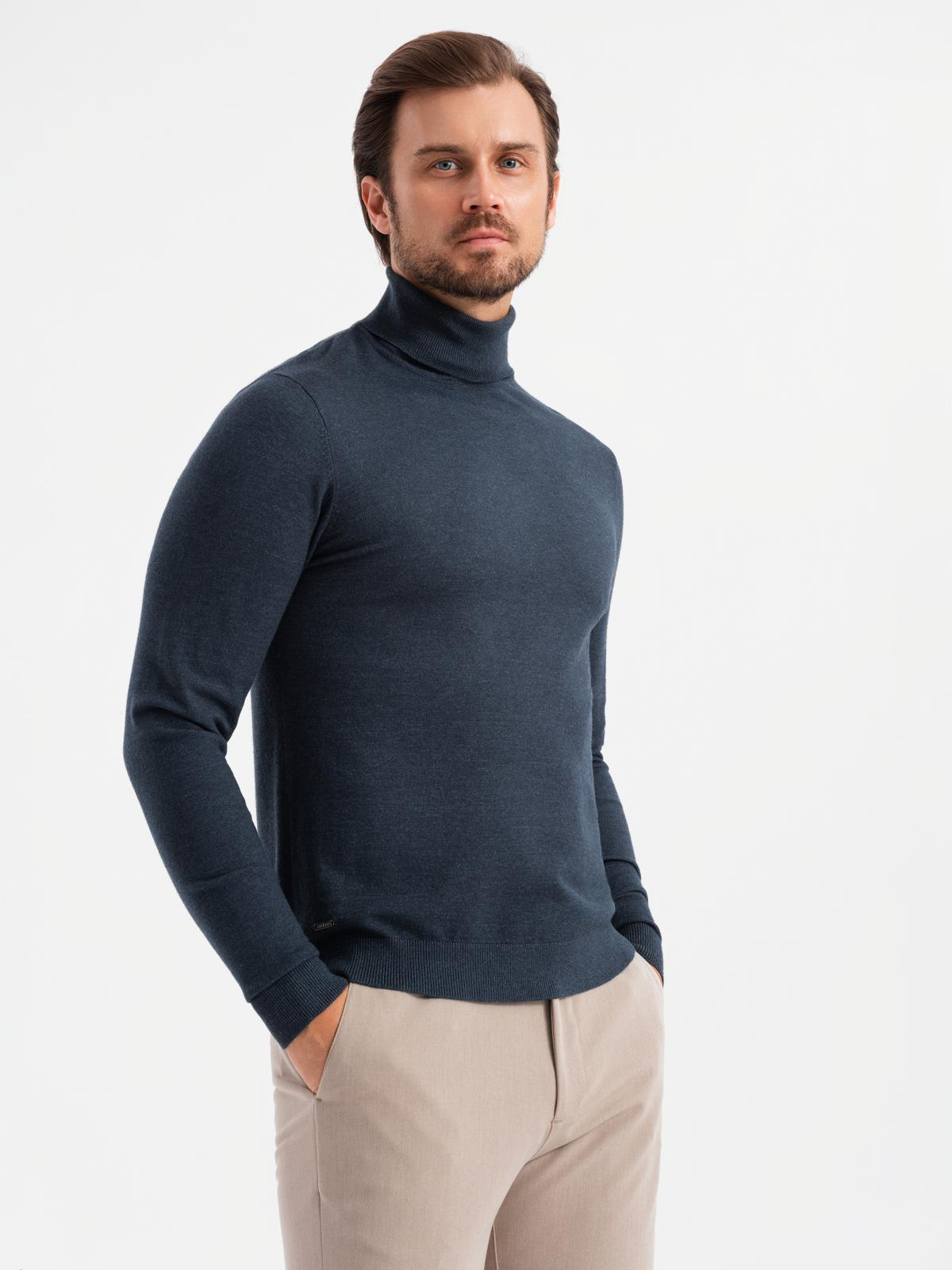 Ombre Clothing meeste puuvillane rullkaelusega kampsun - Image 8