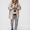 Ombre Clothing meeste talvejope kapuutsiga - Thumbnail Image 63