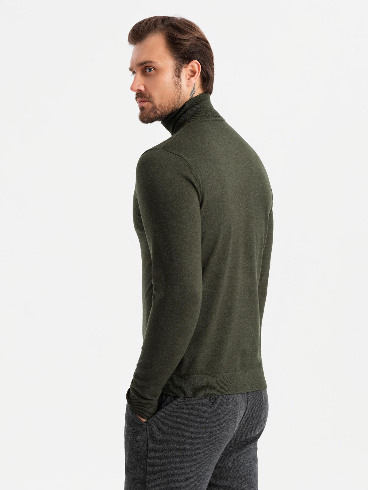 Ombre Clothing meeste puuvillane rullkaelusega kampsun - Image 20