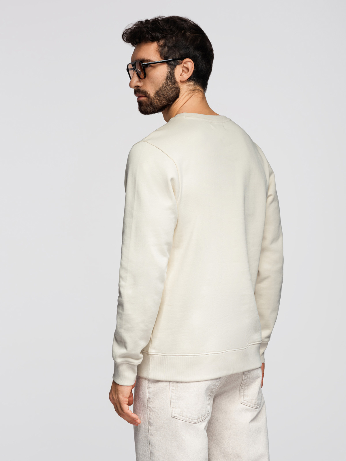 Meeste puuvillane dressipluus ümara kaelusega Ombre Clothing - Image 54
