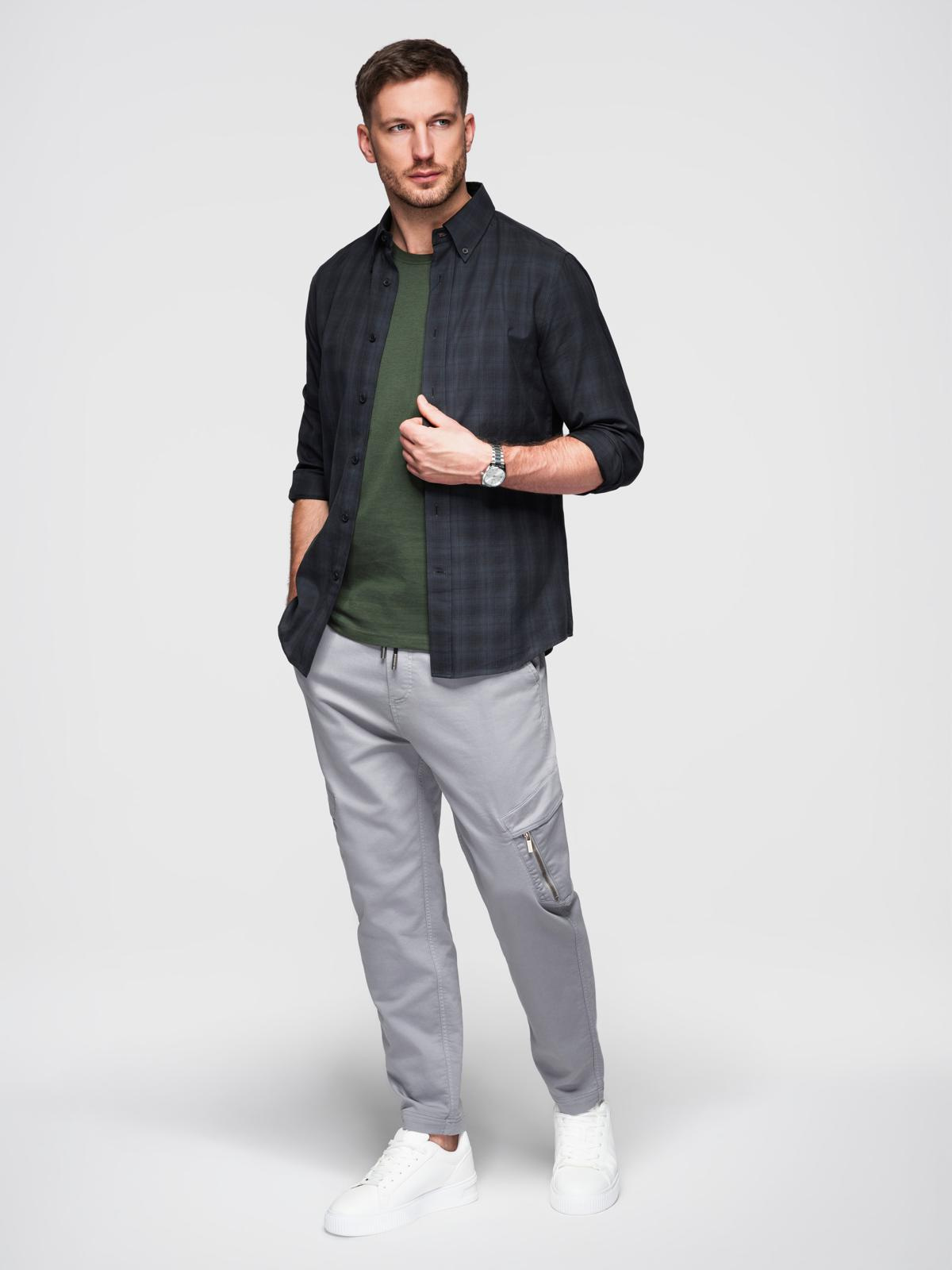 Ombre Clothing meeste cargopüksid elastse vöökohaga - Image 21