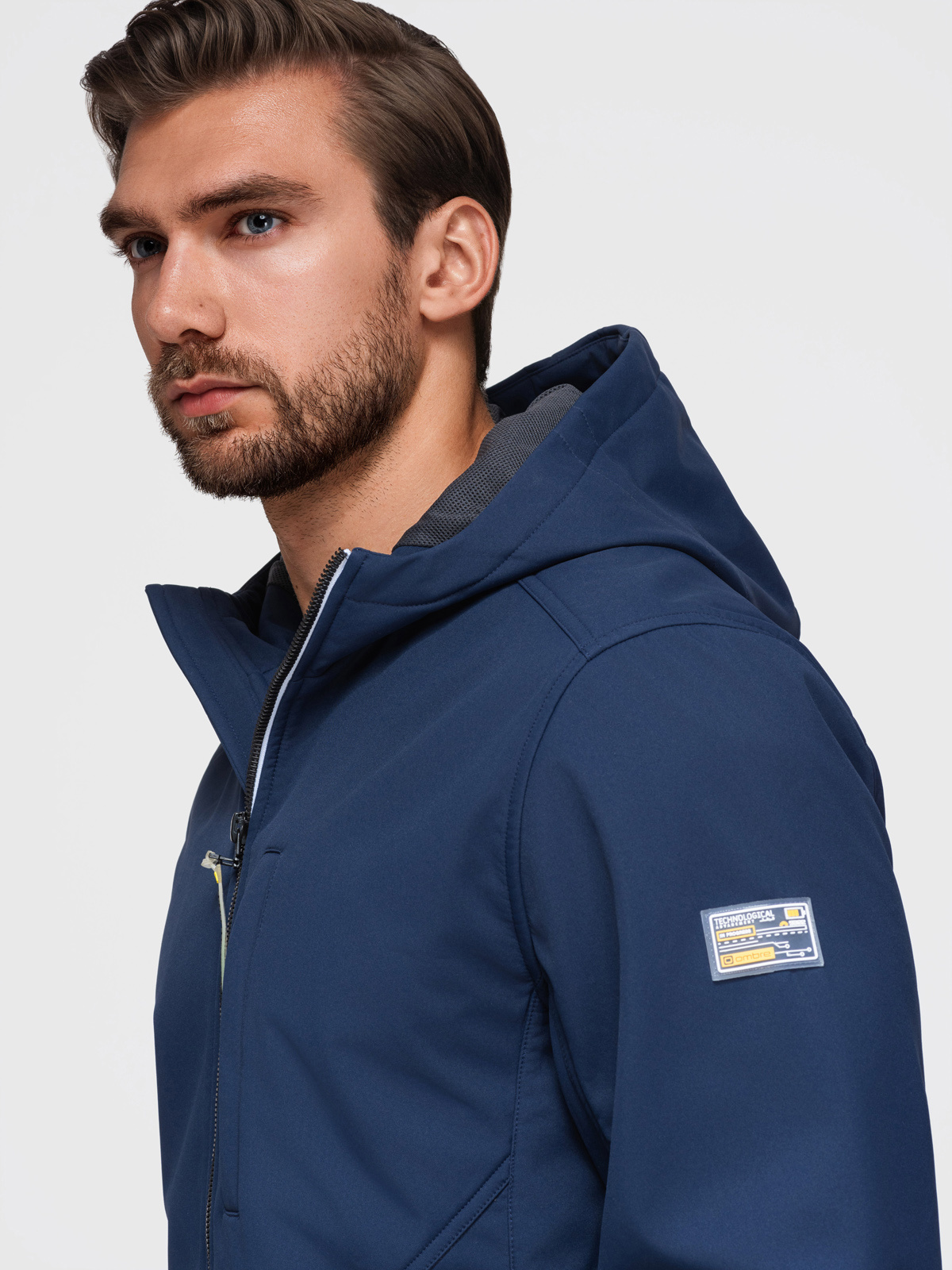 Meeste softshell-jakk Ombre kapuutsiga - Image 24