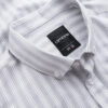 Meeste triibuline pikkade käistega triiksärk Ombre Clothing - Thumbnail Image 7
