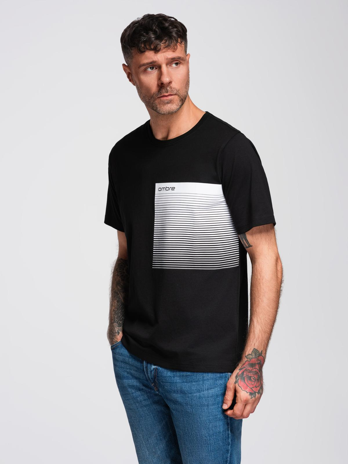 Meeste ümara kaelusega T-särk Ombre Clothing - Image 10