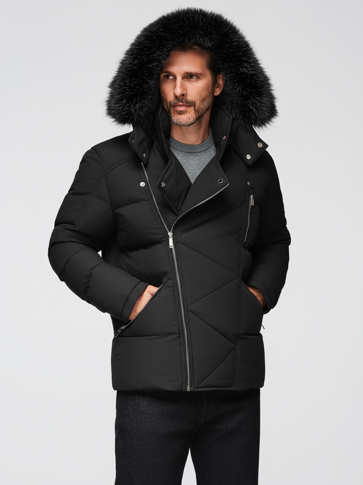 Meeste tepitud talvejakk kapuutsiga Ombre Clothing - Image 6