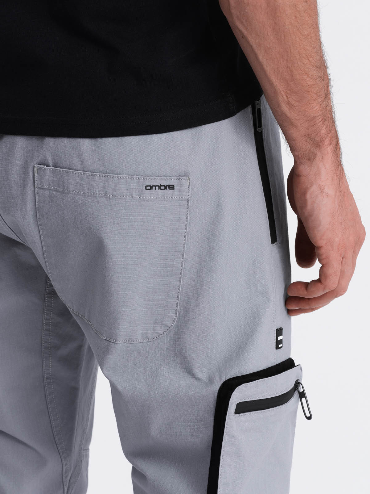 Meeste cargo-stiilis dressipüksid Ombre Clothing - Image 89