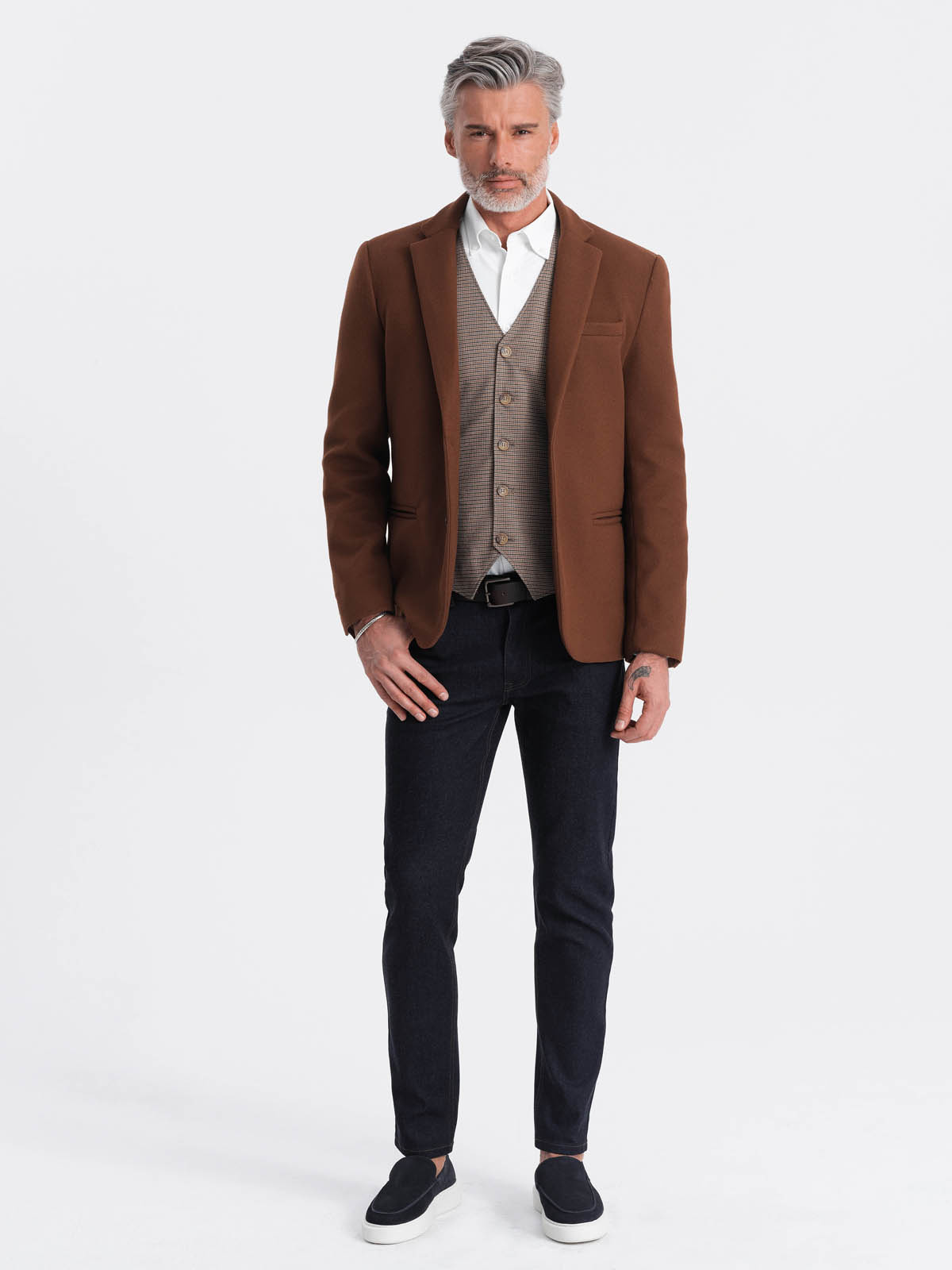 Ombre Clothing meeste pintsak nööpkinnitusega - Image 6