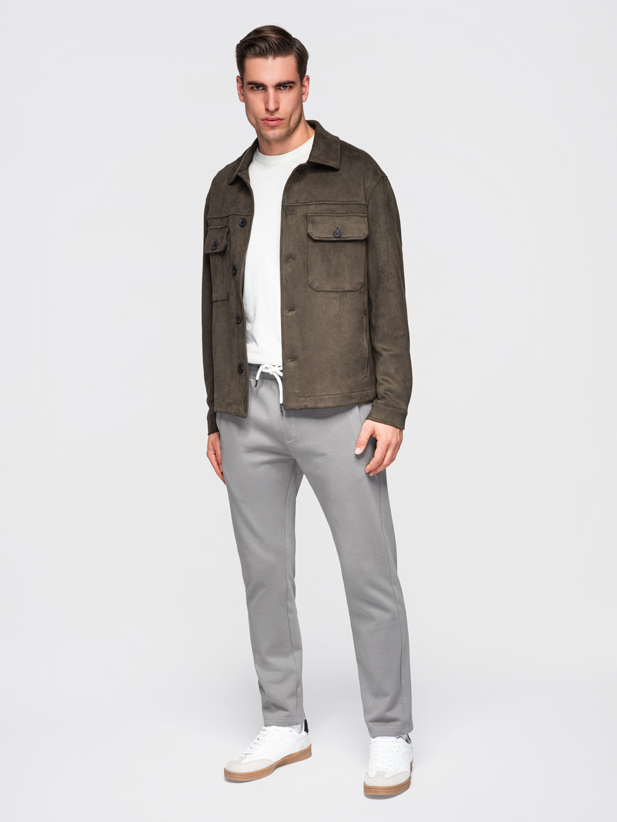 Meeste puuvillased dressipüksid Ombre Clothing - Image 66