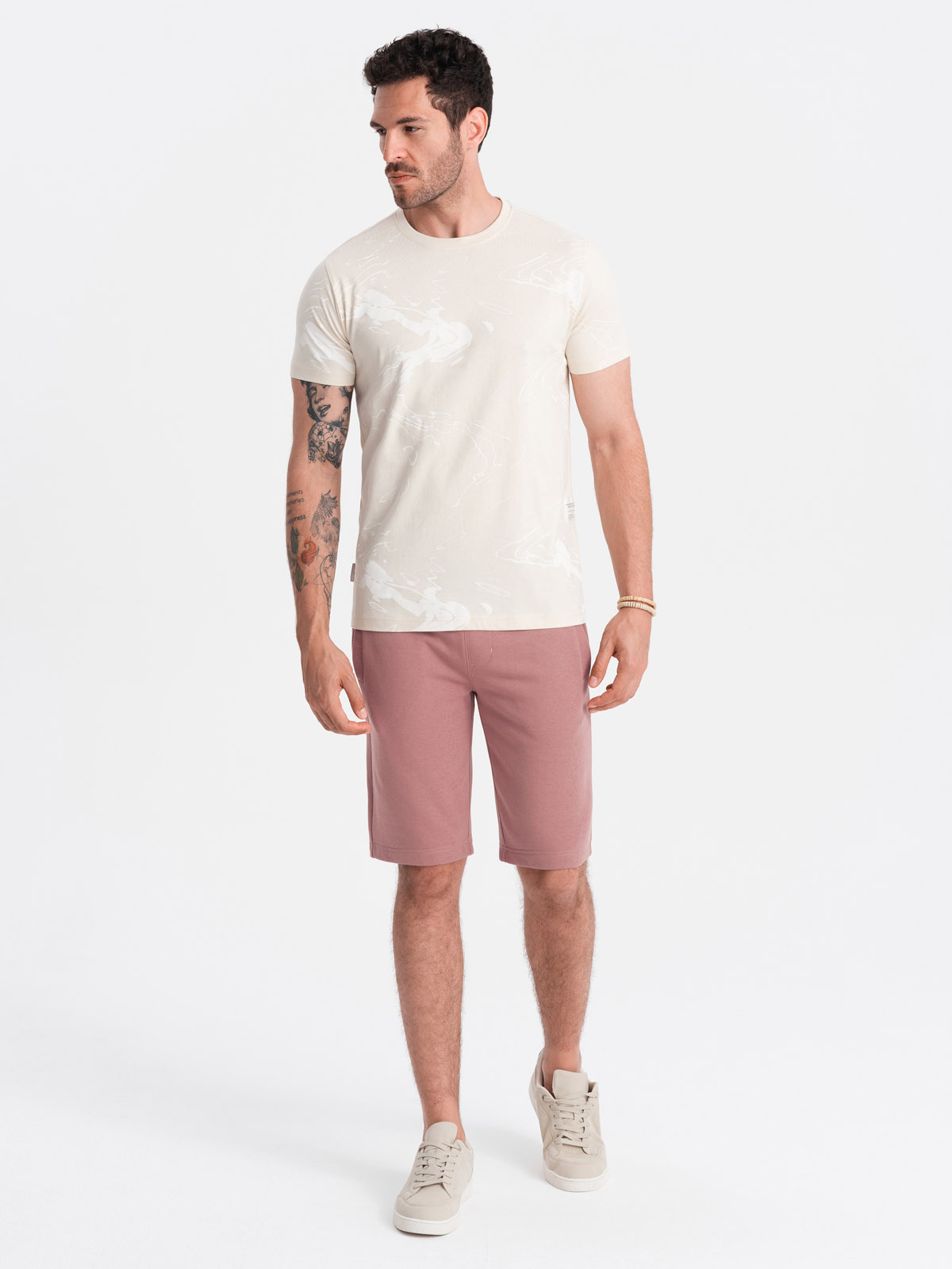 Meeste puuvillased dressilühikesed püksid Ombre Clothing - Image 31