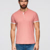 Meeste püstkrae ja nööpidega polosärk Ombre Clothing - Thumbnail Image 43