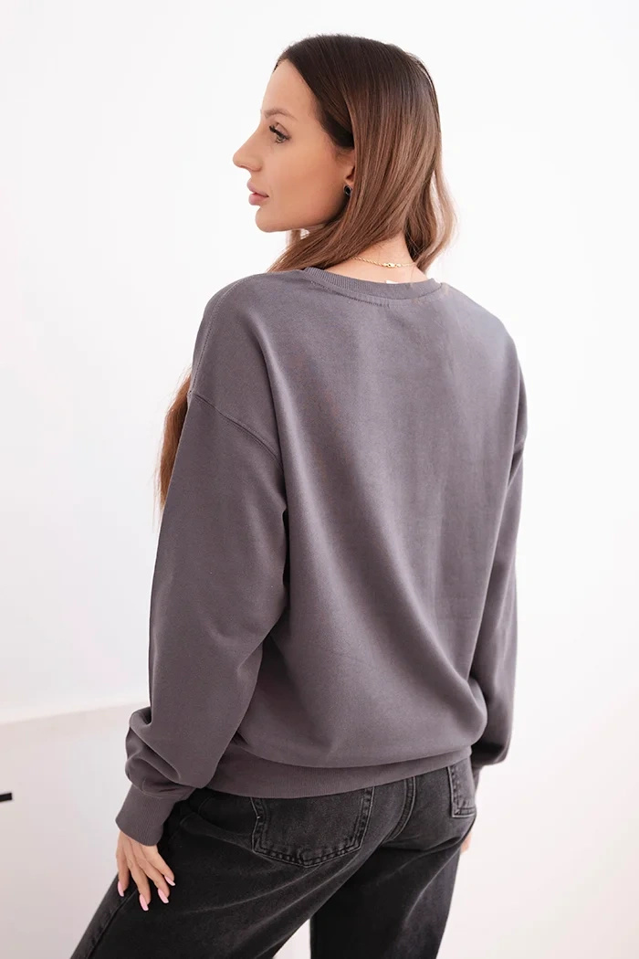Kesi naiste puuvillane oversized dressipluus - Image 102