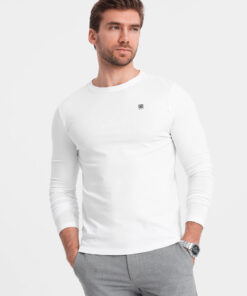 Meeste pikkade varrukatega T-särk Ombre Clothing