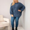 Naiste avara lõikega kampsun villaseguga Kesi Plus Size - Thumbnail Image 30