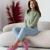 naiste kampsun -oliiv - Thumbnail Image 6
