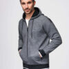 Ombre Clothing meeste lukuga kapuutsiga dressipluus - Thumbnail Image 1