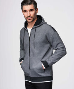 Ombre Clothing meeste lukuga kapuutsiga dressipluus