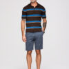 Ombre Clothing meeste lühikesed püksid nöörvööga - Thumbnail Image 2